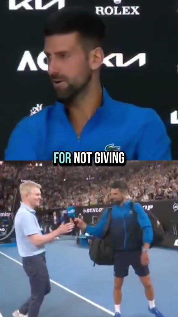 Novak Djokovic refused to give an on-court interview after his fourth round match ?
