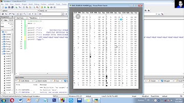 tutorial membuat tabel absensi mahasiswa menggunakan program bahasa c pada code blok