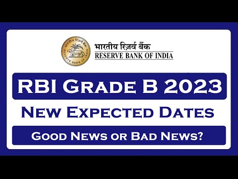 RBI Grade B 2023 New Expected Exam Dates!