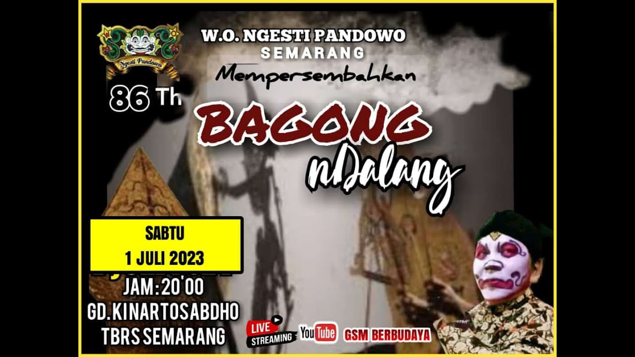 #LIVE WAYANG ORANG 'NGESTI PANDOWO' SEMARANG // HUT NGESTI PANDOWO KE 86 // 1 JULI 2023