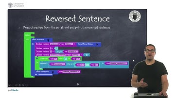 44/74 IoT MOOC Part I: Programming Example. Reversed sentece