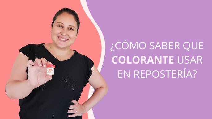 Las marcas de pinturas que utilizo para la (repostería ? 