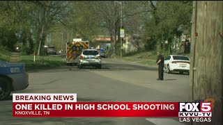 One Person Dead, Officer Injured After Shooting At A High School In Knoxville, Tennessee One Person Dead, Officer Injured After Shooting At A High School In Knoxville, Tennessee