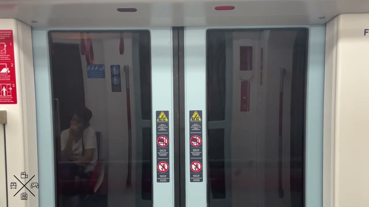 Dankal Red Line train ride from Yehudit, Tel Aviv to Ben-Gurion, Bnei Brak.