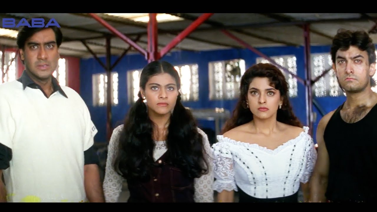 इश्क़ मूवी जबरदस्त सीन्स | आमिर खान, अजय देवगन, जूही चावला, काजोल, रज़ाक खान, जॉनी लीवर Ishq