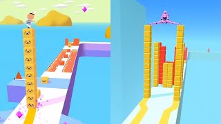 CUBE Surfer 3d V/S Stack Surfer || Compare Gameplay (HD Quality) screenshot 4