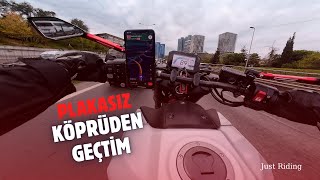 Hornet 750 Trafikte Sakin Sürüş Pure Exhaust Sound 4K-60Fps