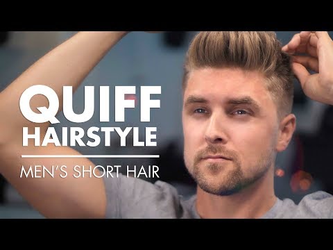 Men's Quiff Hairstyle - Short Hair