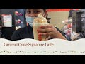 Making a caramel craze signature latte￼!🧋🧋🧋