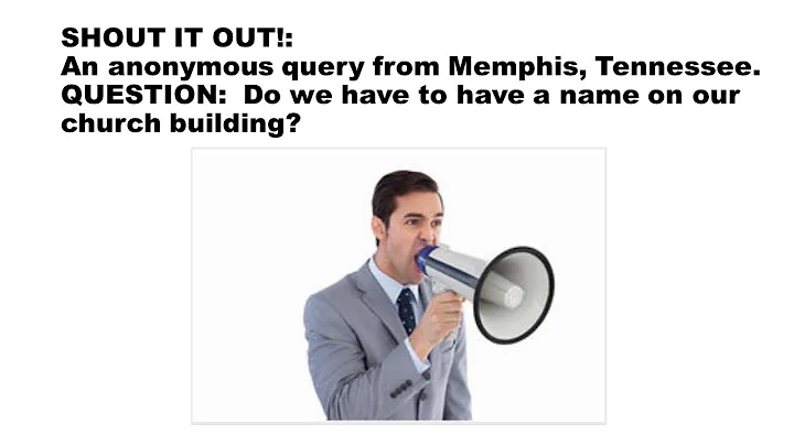 Do We Have to Have A Name?