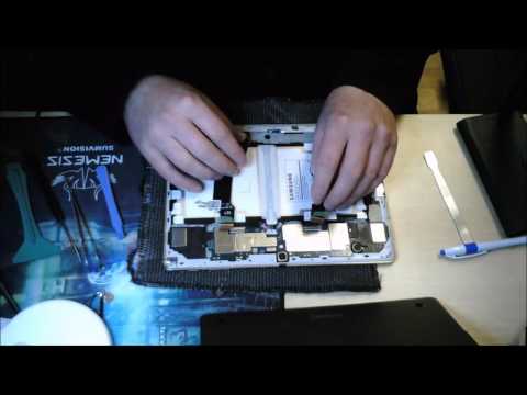 samsung-sm-t805-10.5"-tablet-battery-replacement-/-changing-the-battery