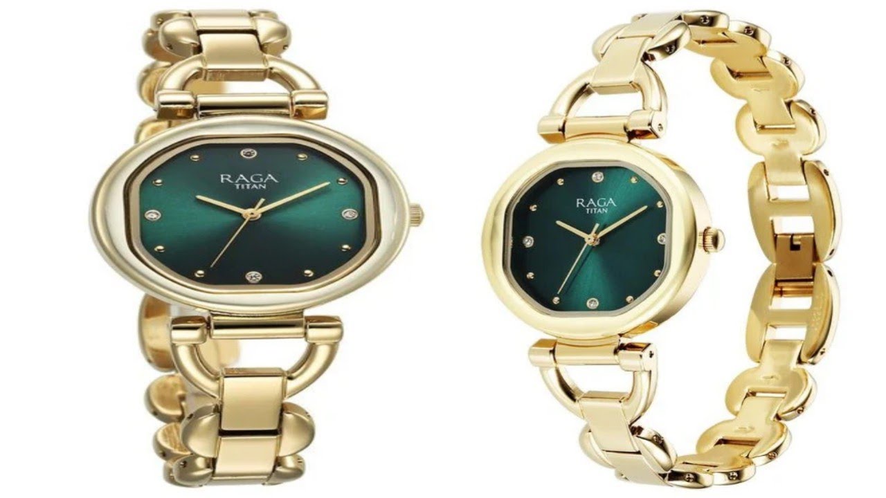 Titan New Raga Showstopper-2.O Collection Green Dial Golden  display picture 1