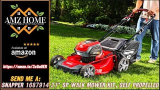 Overview Snapper 1687914 21" SP Walk Mower Kit, Self Propelled, Amazon