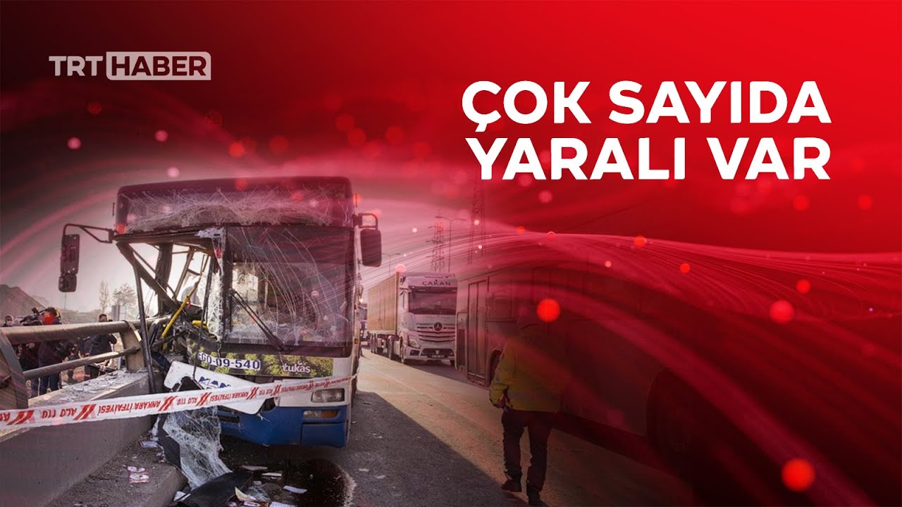Ankara'da otobüs kazası