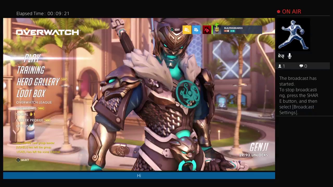 My first overwatch stream for real - YouTube