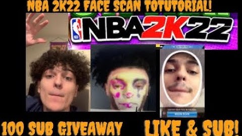 HOW TO GET ANY FACE SCAN IN NBA 2K22 [CHUCKY FACE, GOLEM JOKER,] *BEST & EASY METHOD*