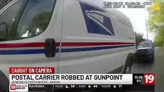 New video after Akron postal carrier robbed at gunpoint
