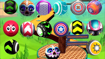 Rollance VS Going Balls VS Sky Rolling Ball 3D- Speedrun Gameplay Walkthrough 2025🔥| Android Game