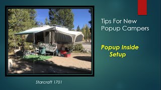 Inside Tour of my Starcraft Popup Camper