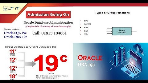 Oracle DBA 19c Online Live Training by LT IT: SL#12 Reporting Aggregated Data Using Group Functions