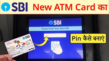 sbi new atm ka pin kaise generate kare ! sbi new atm card pin generate ! how to set sbi atm pin
