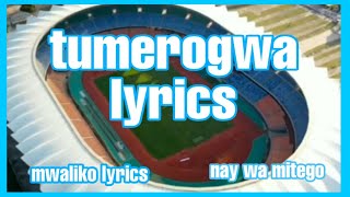 nay wa mitego tumerogwa (lyrics video)