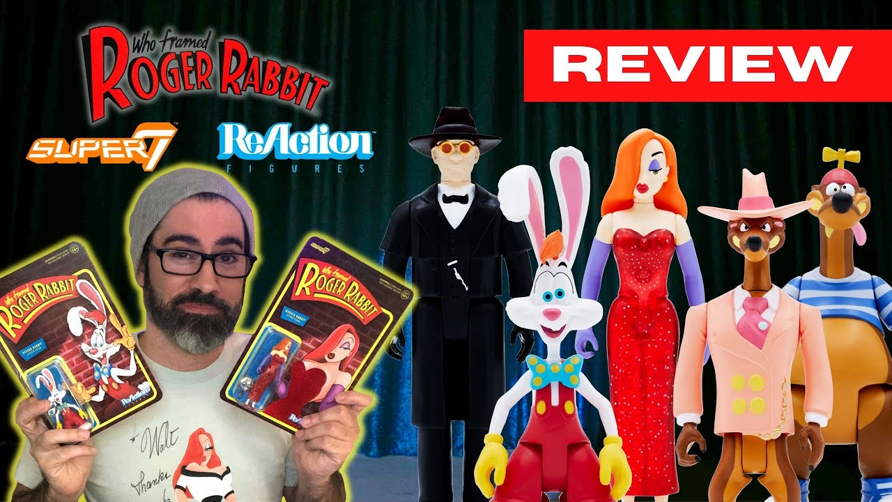 SF・ファンタジー・ホラー SUPER7 ReAction Who framed ROGER RABBIT Who Framed Roger Rabbit Judge Doom & Roger Action Figure 2