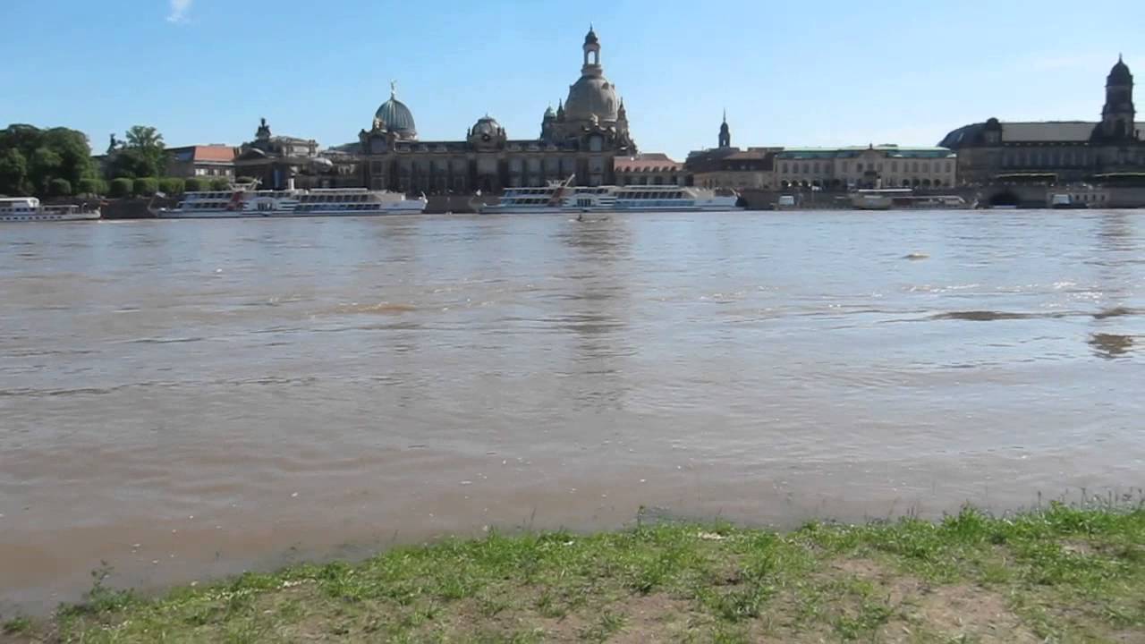 2013 June 5th Flooding in Dresden // Königsufer - Hochwasser + Flut der Elbe