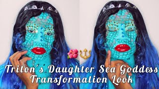 Tritons Daughter Sea Goddess Transformation Look