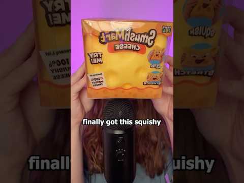 やっとこのスクイーズを手に入れた😭 #asmr
