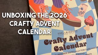 Details Live Unboxing of the 2026 Spellbinders Crafty Advent Calendar Guide