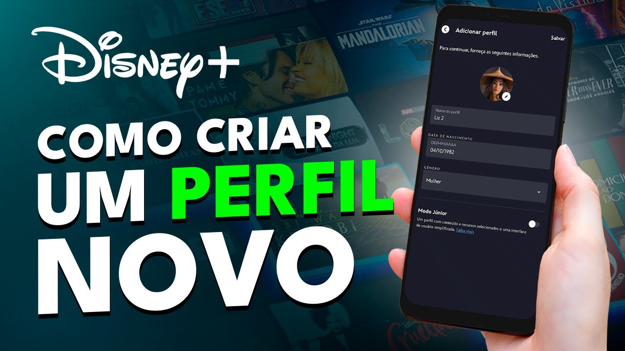 Como CRIAR um PERFIL no NOVO DISNEY+ atualizado 2025 - YouTube