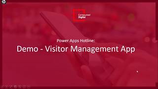 Live Demo | Create Visitor Management App With Microsoft Power Apps screenshot 3