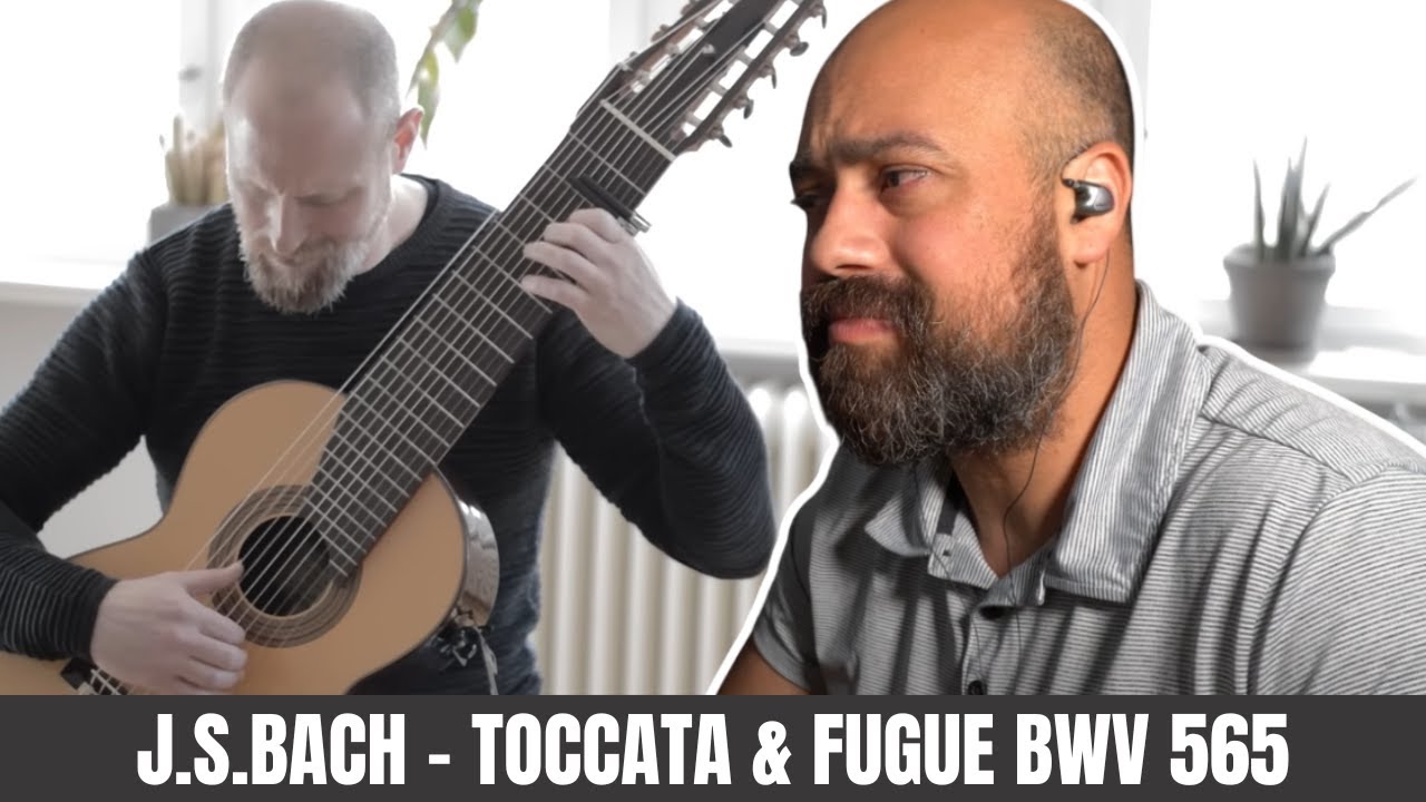 Реакция классического гитариста на эпическую токкату и фугу Морана Вассера на 11-струнной гитаре