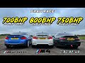 WHOS BOSS.. BMW M4 800HP v 750HP 335i v 700HP M240i