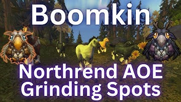 Wotlk Classic Balance Druid AoE Leveling Spots from 68-80