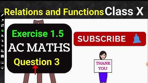 10th STD Relations and Functions Exercise 1.5 question number 3 show that fog=gof=x