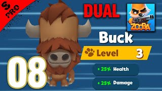 Zooba: Buck Level 3 Gameplay Walkthrough Part 08 - Dual Match