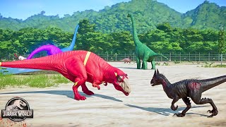 Superheroes Became Dinosaurs! Flash, Batman, Iron Man, Venom in Jurassic World Evolution!