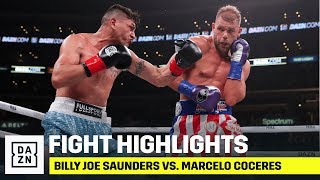 HIGHLIGHTS | Billy Joe Saunders vs. Marcelo Coceres