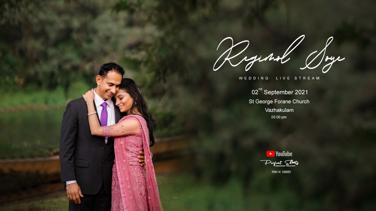 Regimol & Soye // Wedding Moments Live // St. George Forane Church ...