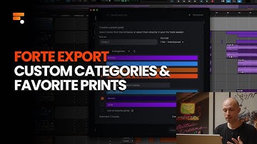 FAST Mix Bounce Automation with Custom Categories and Favorites - Forte Export (Pro Tools / Logic)