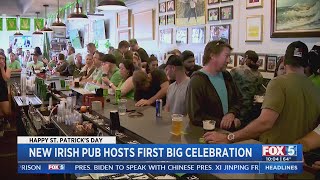 New Irish Pub Hosts First Big Celebration