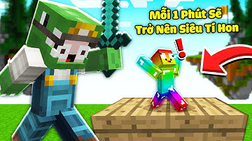 BEDWARS KHANGG TROLL T GAMING TRONG CHẾ ĐỘ 1 PHÚT SẼ TRỞ NÊN TÍ HON TRONG MINECRAFT CÙNG NOOB TEAM