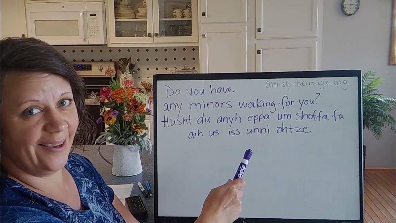 Learn Pennsylvania Dutch (Speaking to Amish Workers on the Job) YouTube