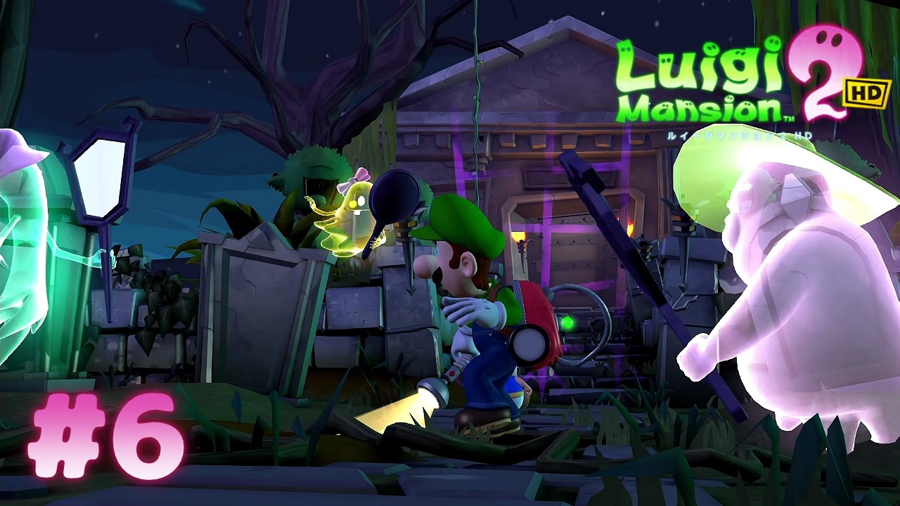 Luigi's Mansion 2 HD] Trapped by the three sisters #6 - YouTube