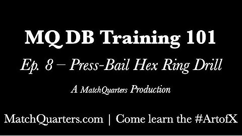08 MQ DB 101 - Press Bail Hex Ring Drill