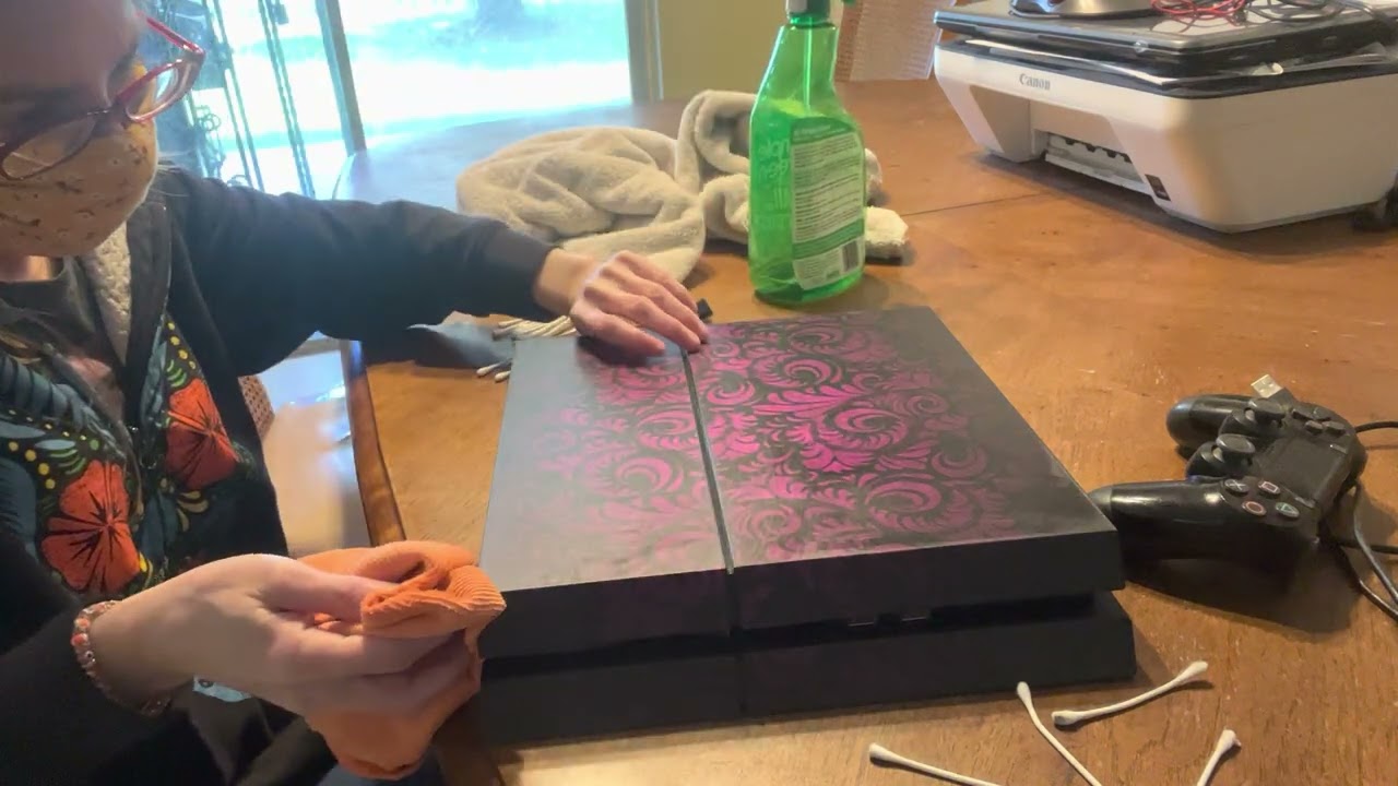 ASMR! Cleaning Vlog!🧽🧼🦠Deep Cleaning My Game System!✨Requested✨