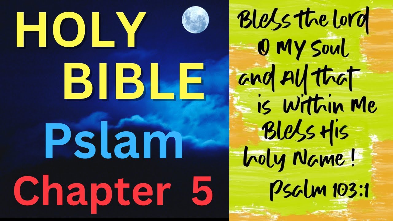 Psalm Chapter 5 Of 150 audio Book YouTube psalm-chapter-5-of-150-audio-book-youtube