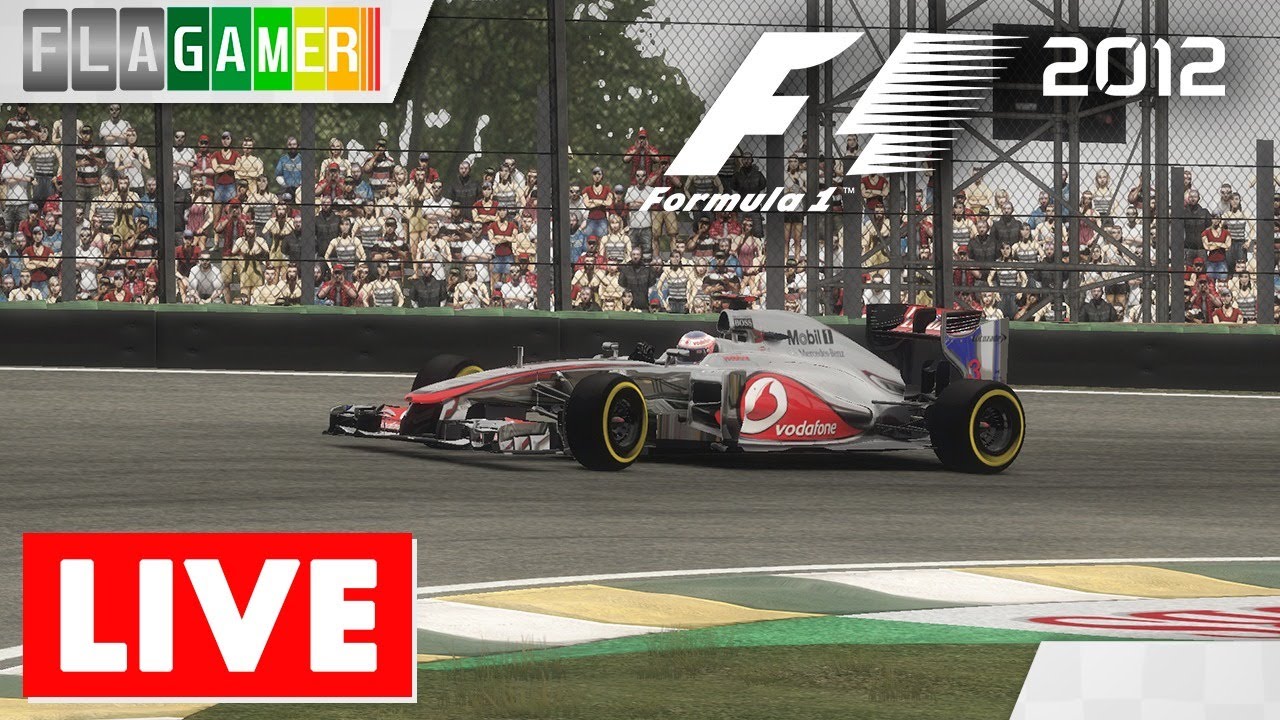 Flagamer jogando F1 2012 (PC) online com os inscritos | Live Retrô